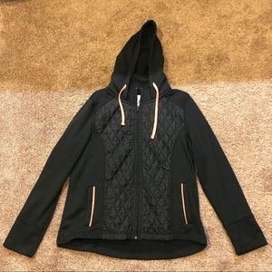 Black zip up hoodie